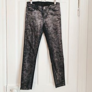 Blank NYC black printed jeans
